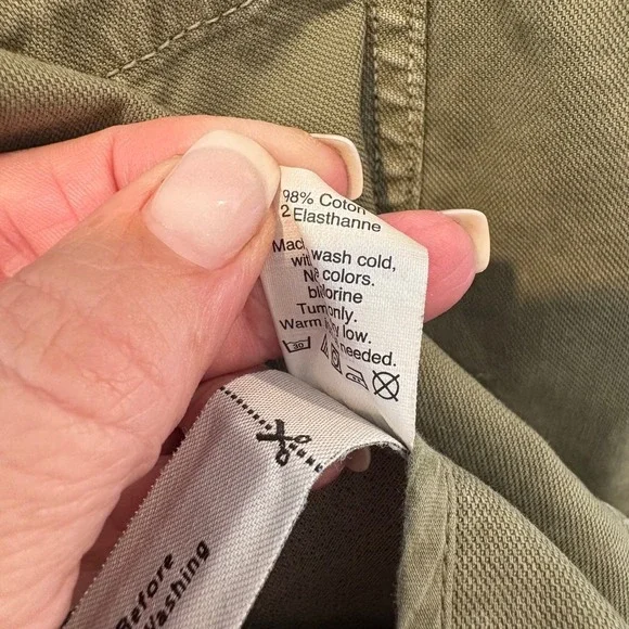 Madewell Outbound Utility Jacket Olive Green Cotton Blend Womens Size Small - Picture 6 of 6